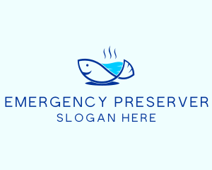 Marine Fish Trout logo design