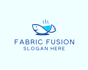 Marine Fish Trout logo design