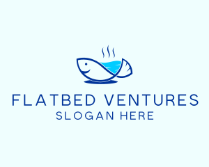 Marine Fish Trout logo design