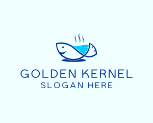 Marine Fish Trout logo design