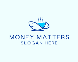 Marine Fish Trout logo design