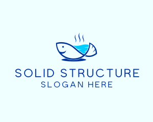 Marine Fish Trout logo design