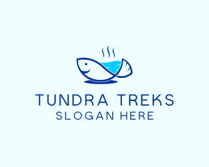 Marine Fish Trout logo design