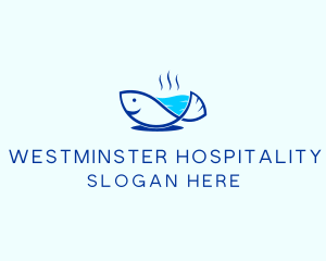 Marine Fish Trout logo design