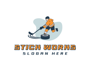  Ice Hockey Sport logo design