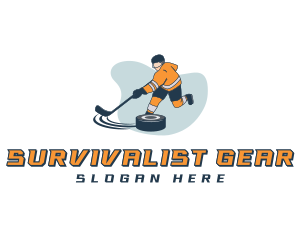  Ice Hockey Sport logo design