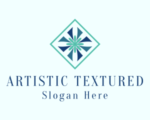 Flower Textile Interior Design  logo design