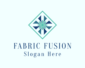 Flower Textile Interior Design  logo design