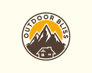 Mountain Outdoor Lodging logo design