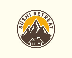 Mountain Outdoor Lodging logo design