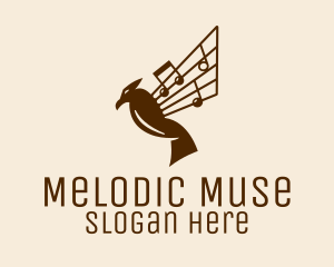 Musical Bird Notes logo design