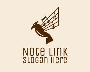 Musical Bird Notes logo design