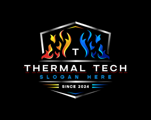 Temperature Heat Hvac logo