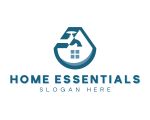 Faucet Home Plumbing logo design