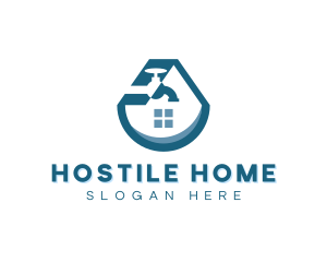 Faucet Home Plumbing logo design