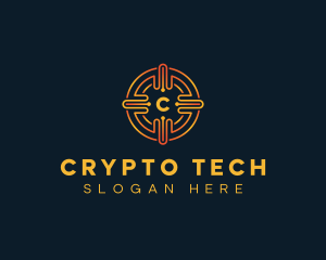 Tech Circuit Fintech logo design