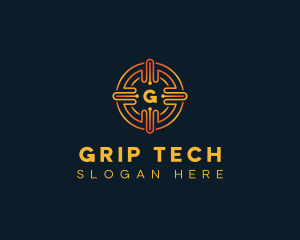 Tech Circuit Fintech logo design