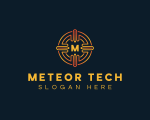 Tech Circuit Fintech logo design