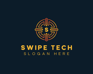 Tech Circuit Fintech logo design