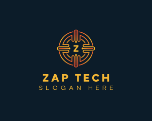 Tech Circuit Fintech logo design