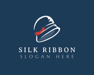 Ribbon Bucket Hat logo design