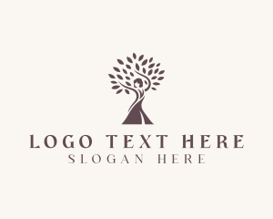 Wellness Woman Tree Logo