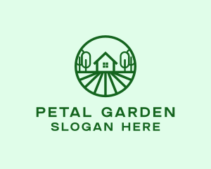 House Garden Property  logo design