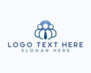 Venture - Human People Employee logo design