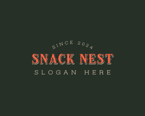 Hipster Saloon Brand logo design