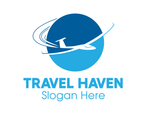 Tourism Travel Airplane  logo