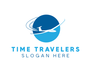 Tourism Travel Airplane  logo design