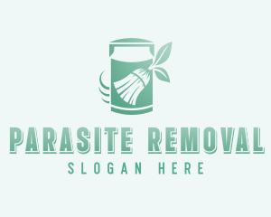 Garbage Broom Disposal logo design