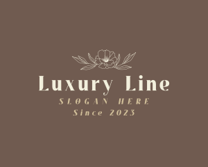 Floral Luxury Business logo design