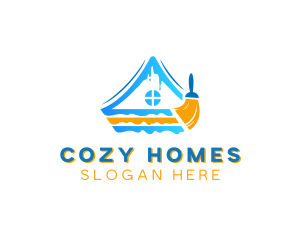 Home Paint Renovation logo design