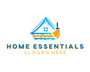 Home Paint Renovation logo design