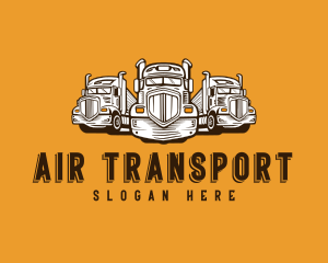 Vintage Fleet Trucks logo design