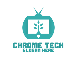 Green Nature TV Channel logo design