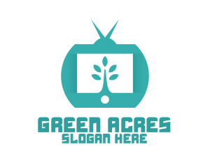 Green Nature TV Channel logo design