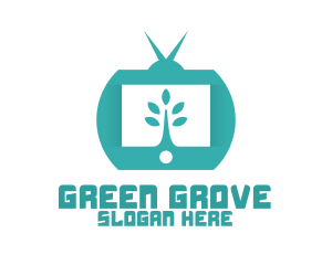 Green Nature TV Channel logo design