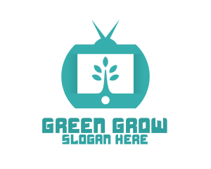 Green Nature TV Channel logo design