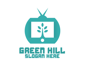 Green Nature TV Channel logo design