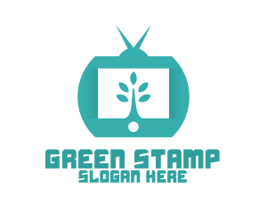 Green Nature TV Channel logo design