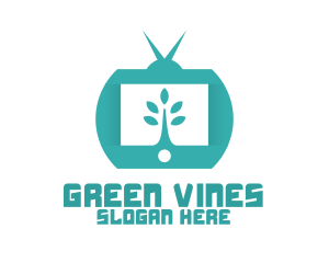 Green Nature TV Channel logo design