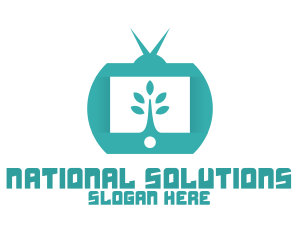 Green Nature TV Channel logo design
