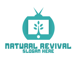 Green Nature TV Channel logo design