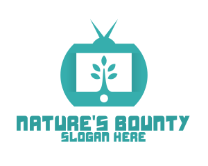 Green Nature TV Channel logo design