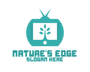 Green Nature TV Channel logo design