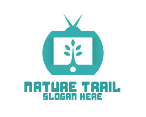 Green Nature TV Channel logo design