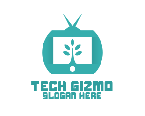 Green Nature TV Channel logo design