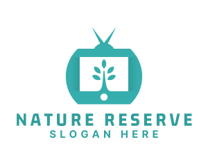 Green Nature TV Channel logo design